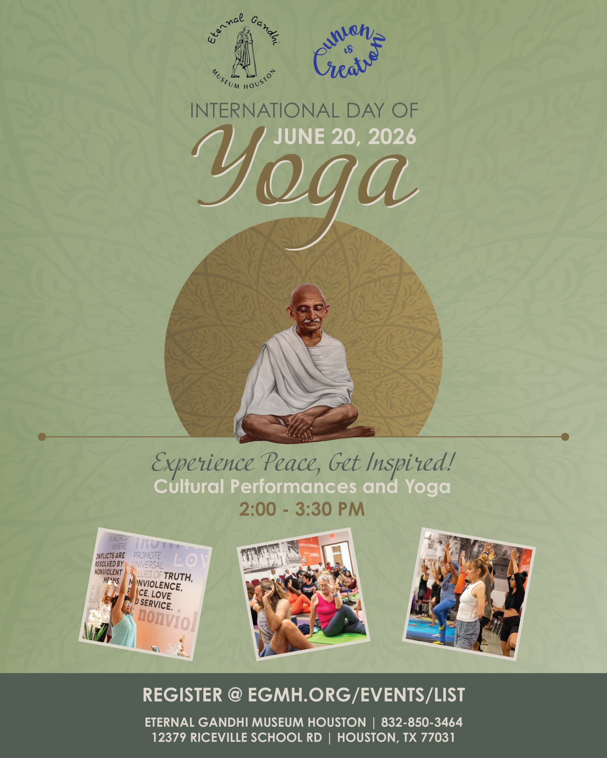 International Day of Yoga Celebration – June 20, 2026