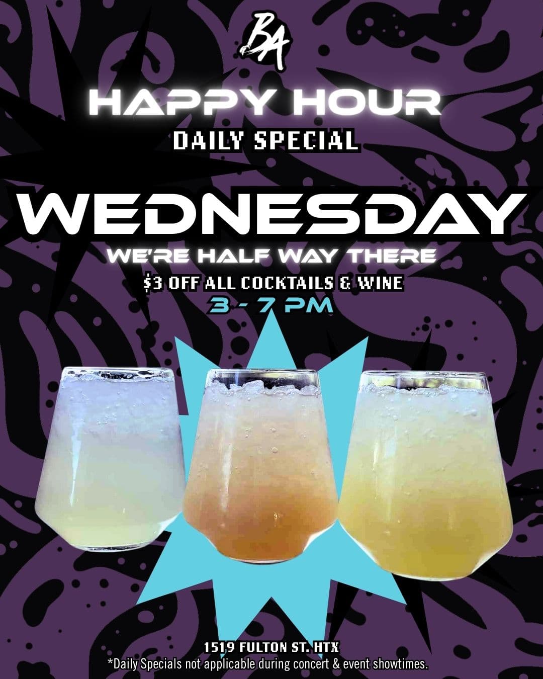 HAPPY HOUR: We're Half Way There Wednesdays!