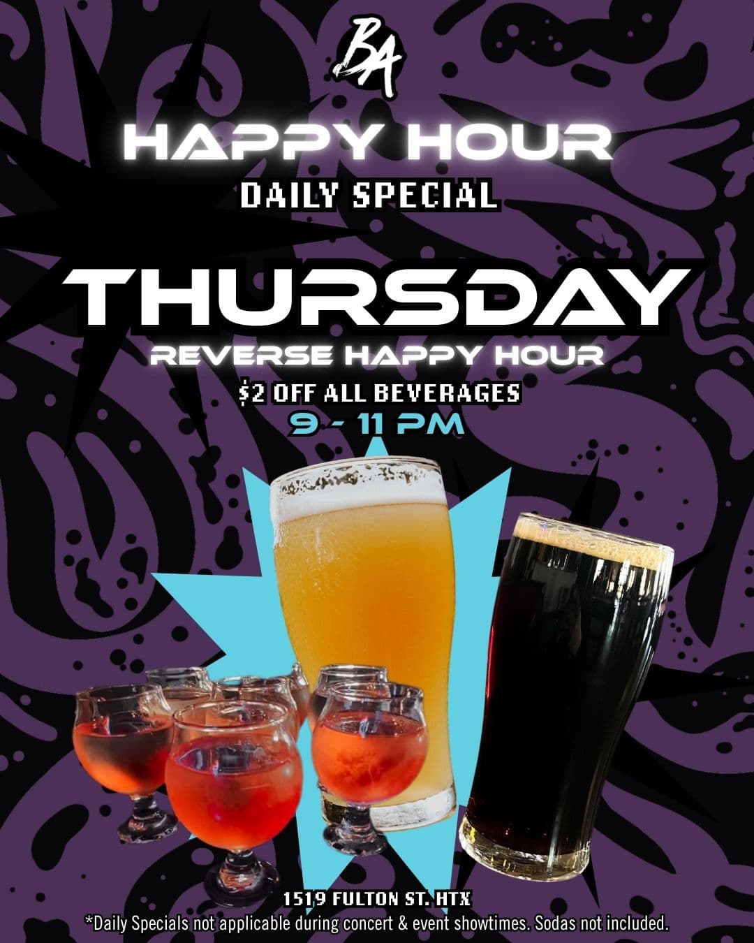 HAPPY HOUR: Reverse Happy Hour